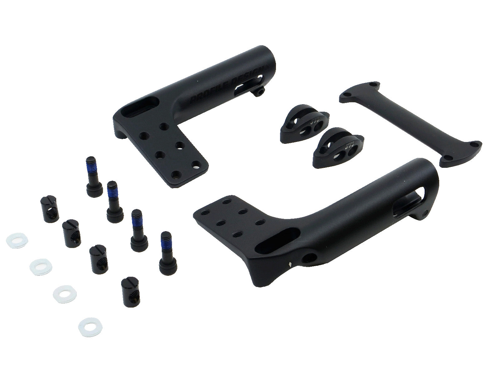 BMC Spare Parts | Angled Riser Bracket Kit BLACK